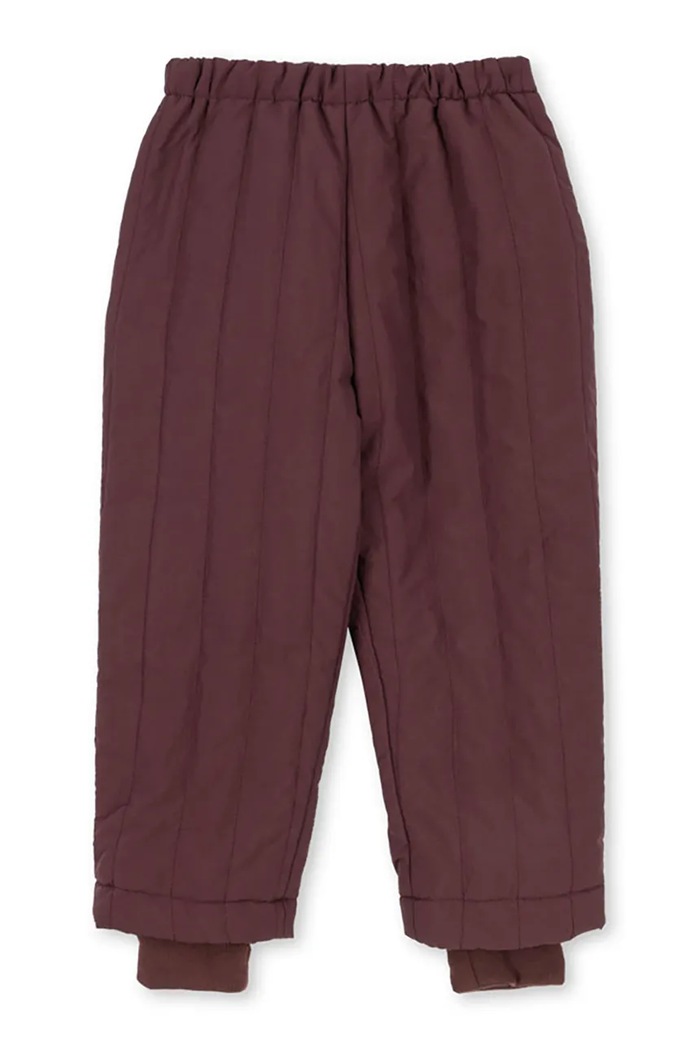 Konges Sløjd Spodnie termiczne dziecięce JUNO PANTS KS105730.9BY2 brązowy AW26