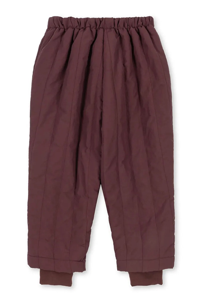 Chłopiec Konges Sløjd Spodnie termiczne dziecięce JUNO PANTS KS105730.9BY2 brązowy