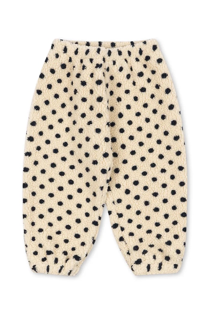 Konges Sløjd παντελόνι επίσημο παιδικό φλις JODY PANTS GRS KS105714.9BY2 μπεζ AW26