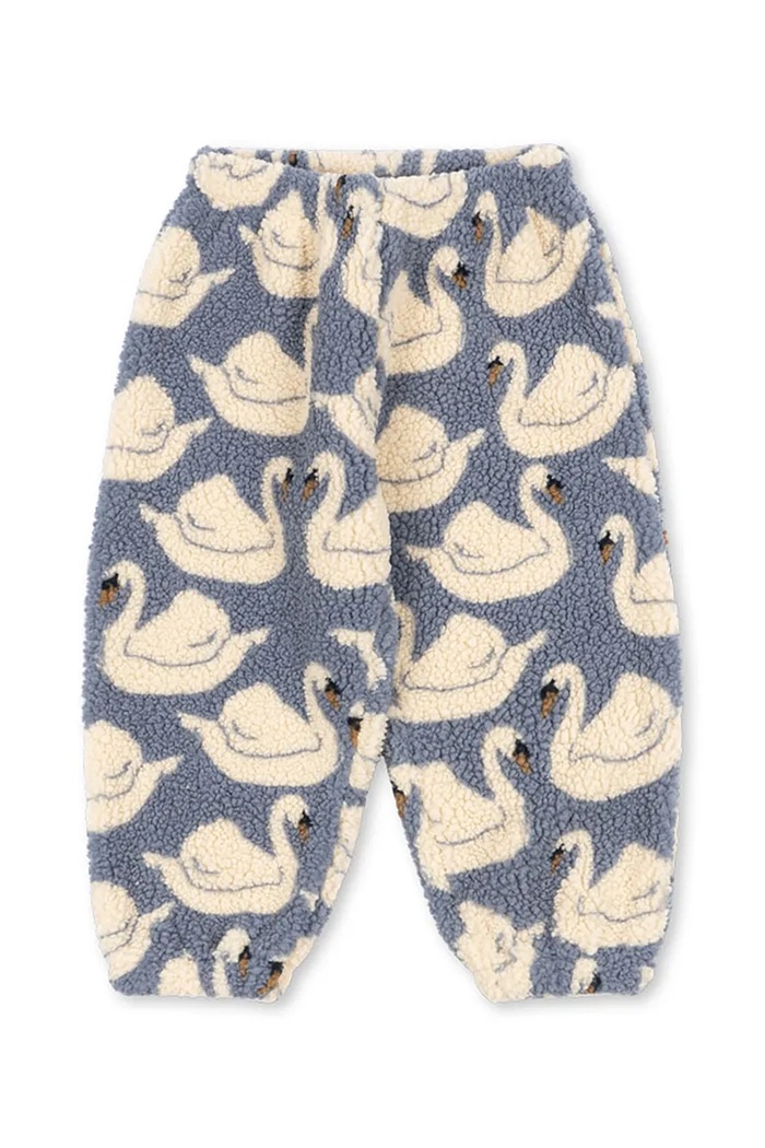 Konges Sløjd trenirka otroška flisasta JODY PANTS GRS modra KS105714.9BY2