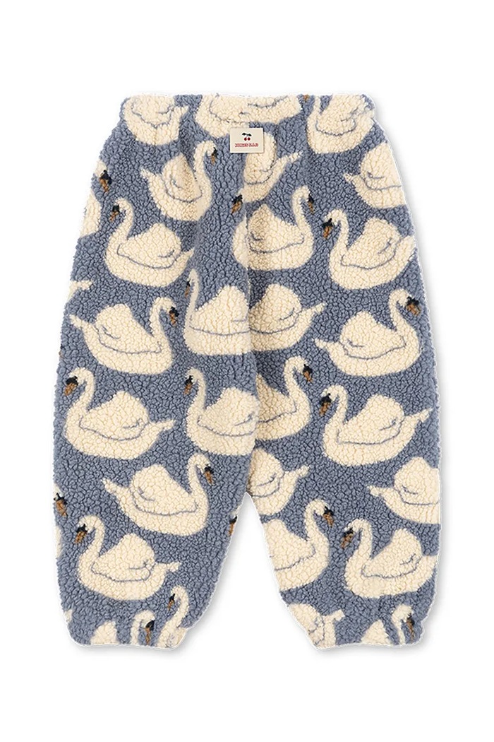 Konges Sløjd trenirka otroška flisasta JODY PANTS GRS KS105714.9BY2 modra AW26