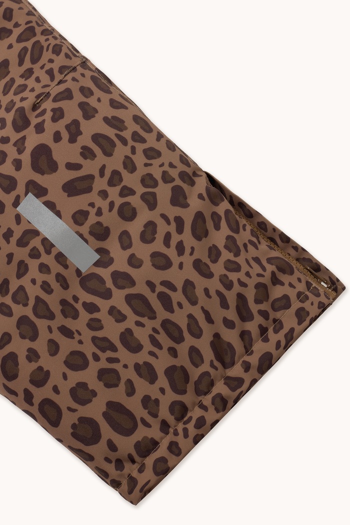 Spodnie narciarskie dziecięce ANIMAL PRINT SNOW PANT Tinycottons brązowy AW26.023
