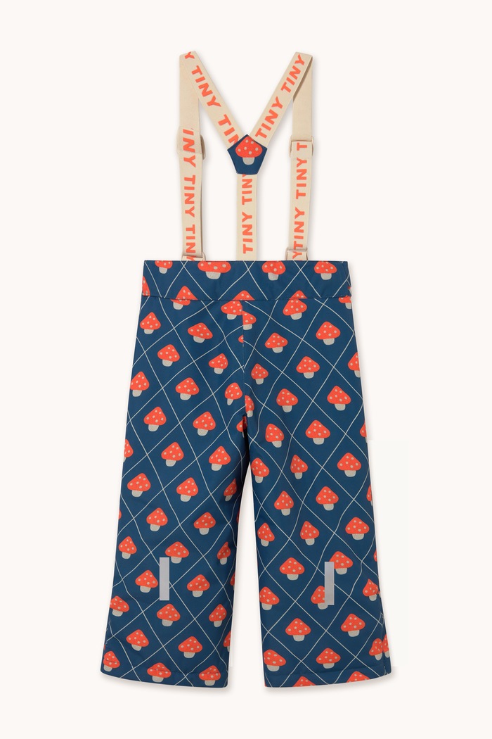Chłopiec Tinycottons Spodnie narciarskie dziecięce MUSHROOMS SNOW PANT AW26.011 niebieski
