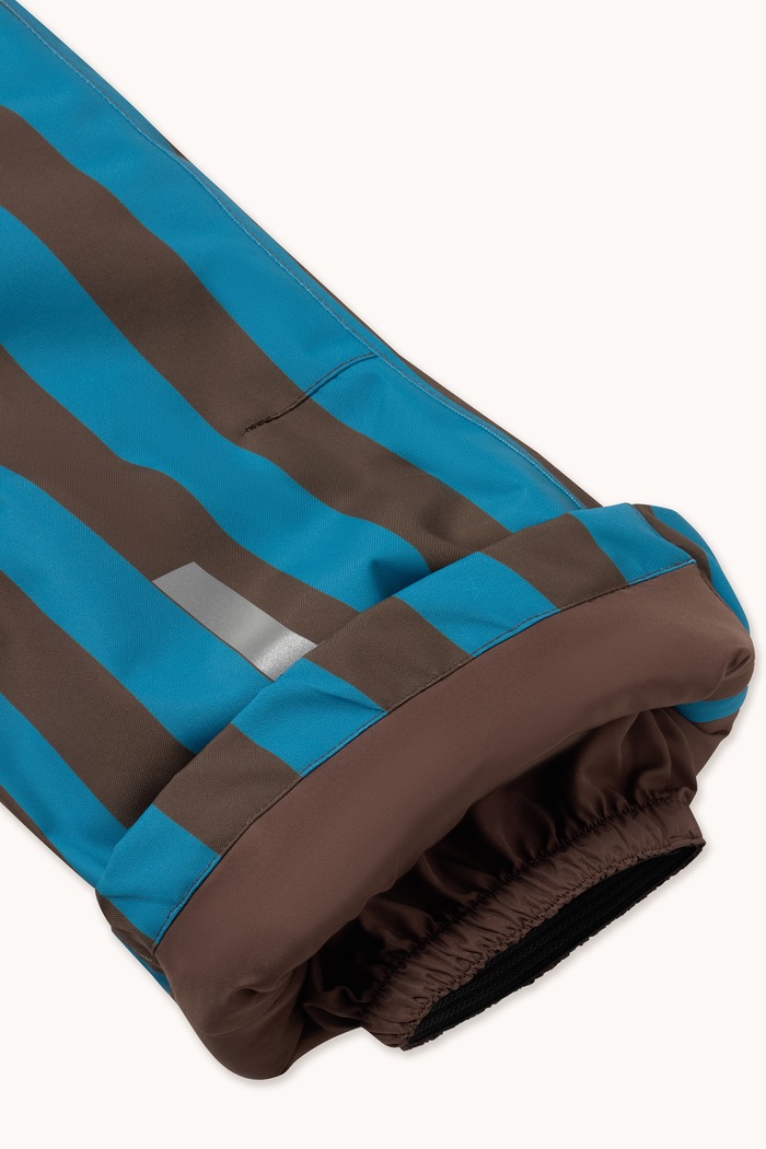 Tinycottons Spodnie narciarskie dziecięce BLUE STRIPES SNOW PANT AW26.007