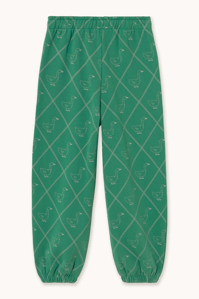 Tinycottons tepláky dětské bavlněné GEESE SWEATPANT AW26.339 zelená AW26