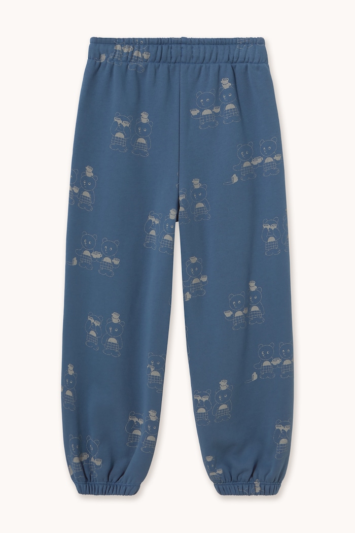 Tinycottons Spodnie dresowe dziecięce bawełniane TINY TEA ROOM SWEATPANT AW26.333 niebieski AW26