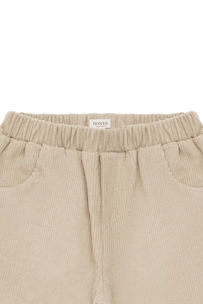 Băieți Donsje pantaloni de trening pentru copii din bumbac Patrik Trousers 4127900 bej