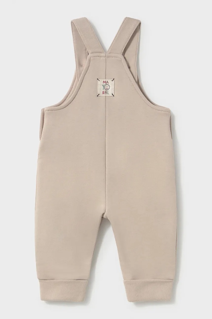 Mayoral Newborn salopetă pentru bebeluși din bumbac 2676.2A.Newborn.9BY2 bej AW26
