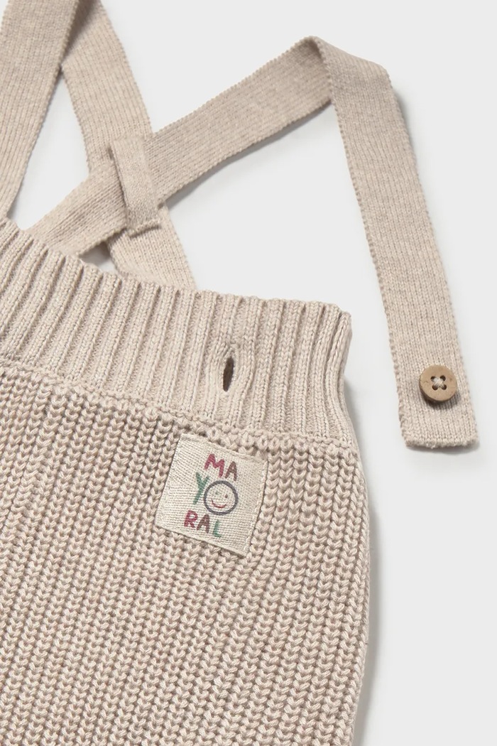 Момче Mayoral Newborn панталон за бебе от памук 2528.2A.Newborn.9BY2 бежов
