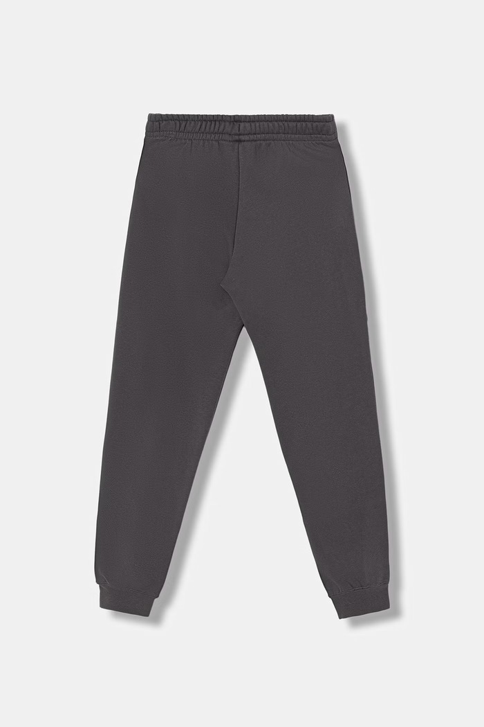 Puma spodnie dresowe dziecięce z bawełną ESS ELEVATED Sweatpants FL 694702 szary AW26