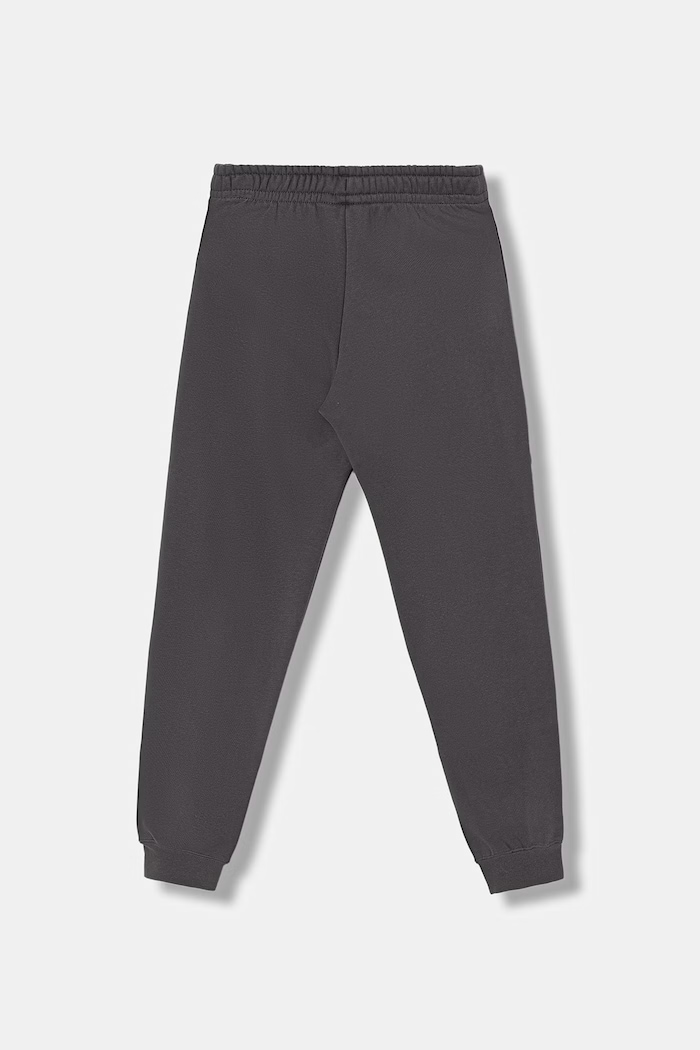 Puma spodnie dresowe dziecięce z bawełną ESS ELEVATED Sweatpants FL 694702 szary AW26