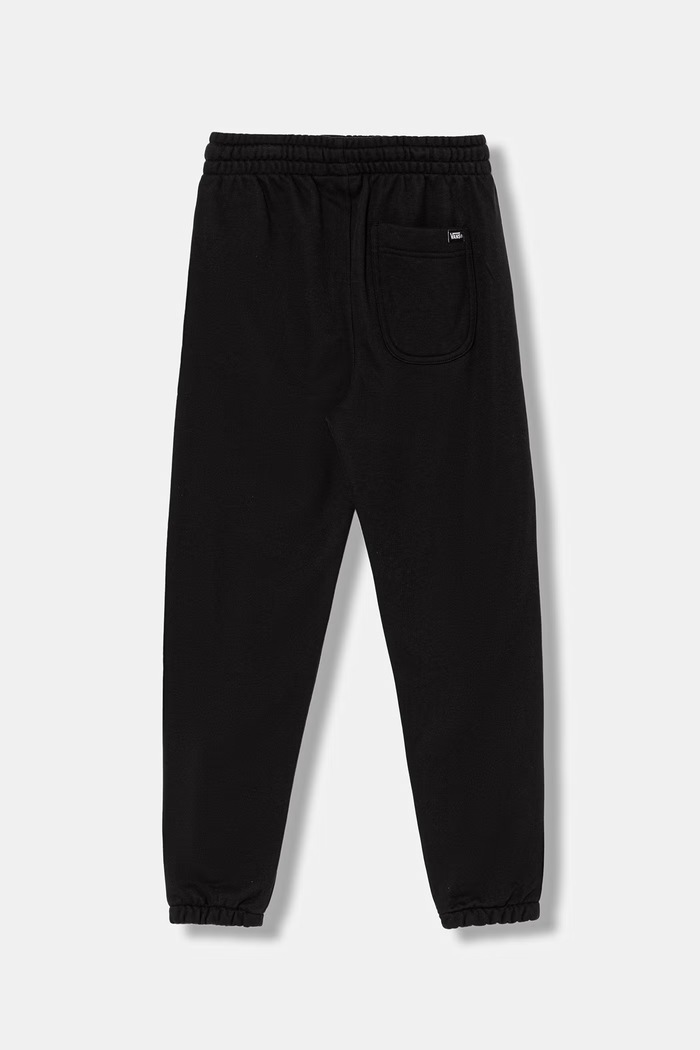 Vans spodnie dresowe dziecięce z bawełną Stretch Logo Sportwear VN000TEGBLK1 czarny AW26