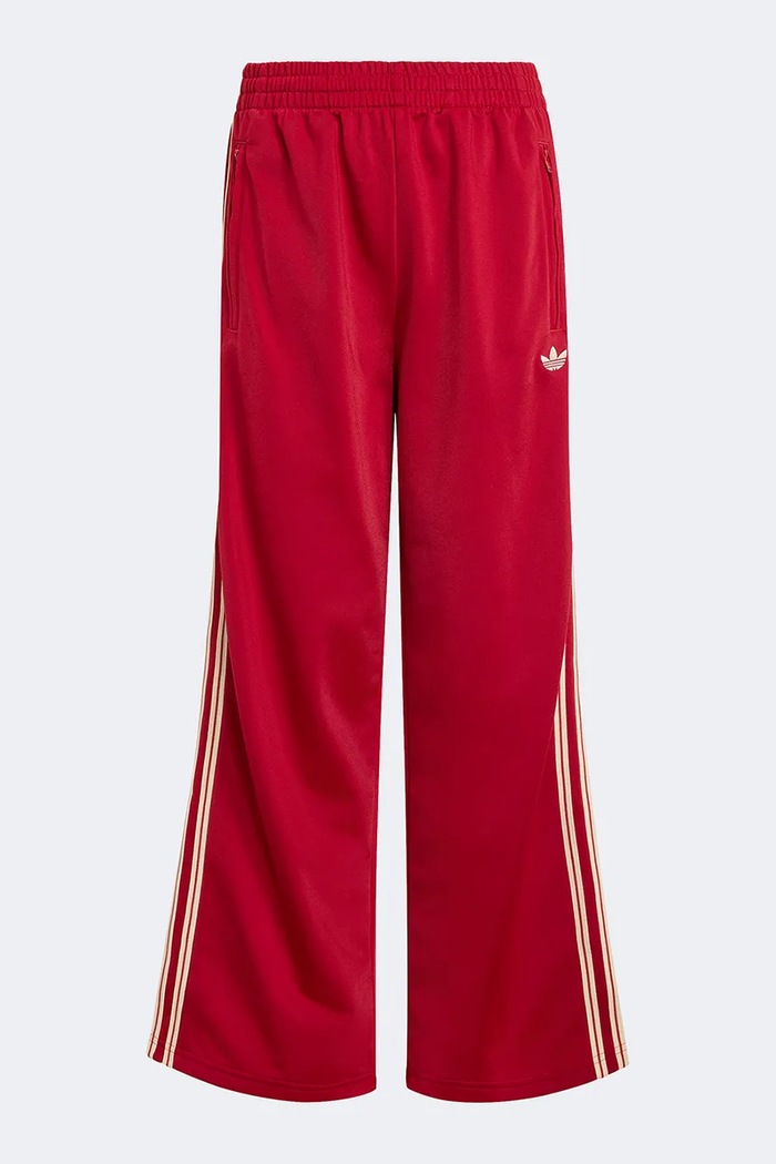 adidas Originals Spodnie straight dziecięce z bawełną KS4175 czerwony AW26