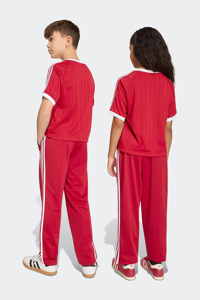 Chlapec adidas Originals teplákové nohavice detské HZ6651 červená