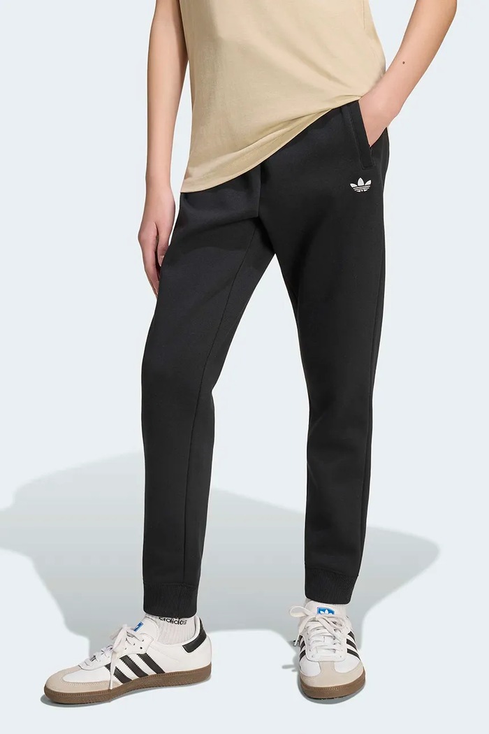 adidas Originals teplákové nohavice detské s bavlnou čierna KR0883