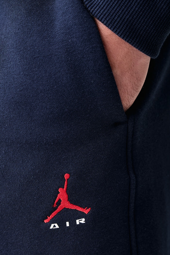 Spodnie dresowe męskie z bawełną Brooklyn Fleece Jordan IM8906.419 granatowy