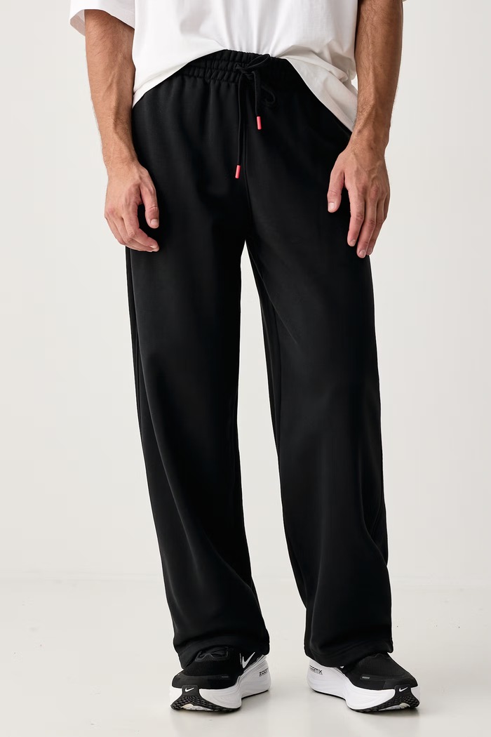 Jordan Spodnie dresowe męskie z bawełną Flight Fleece czarny IW6372.010