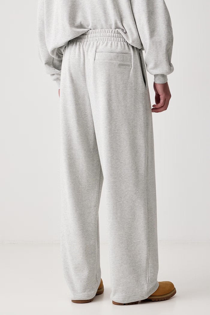 Odzież Jordan Spodnie dresowe męskie z bawełną Flight Fleece IW6372.050 szary