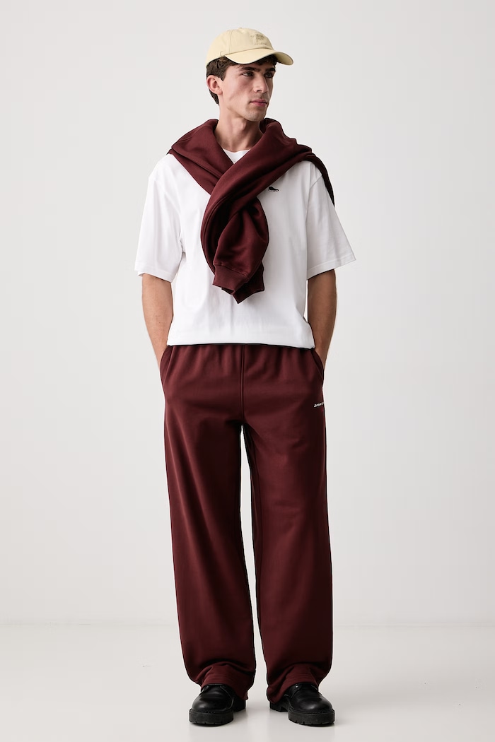 Jordan Spodnie dresowe męskie z bawełną Flight Fleece IW6372.273 brązowy AW26
