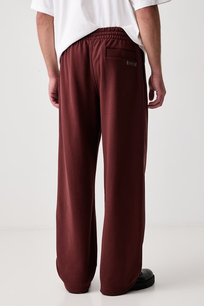 Odzież Jordan Spodnie dresowe męskie z bawełną Flight Fleece IW6372.273 brązowy