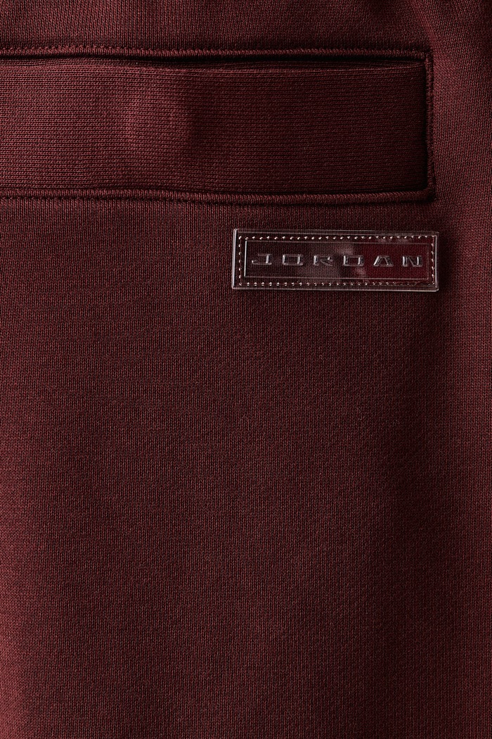 Spodnie dresowe męskie z bawełną Flight Fleece Jordan brązowy IW6372.273
