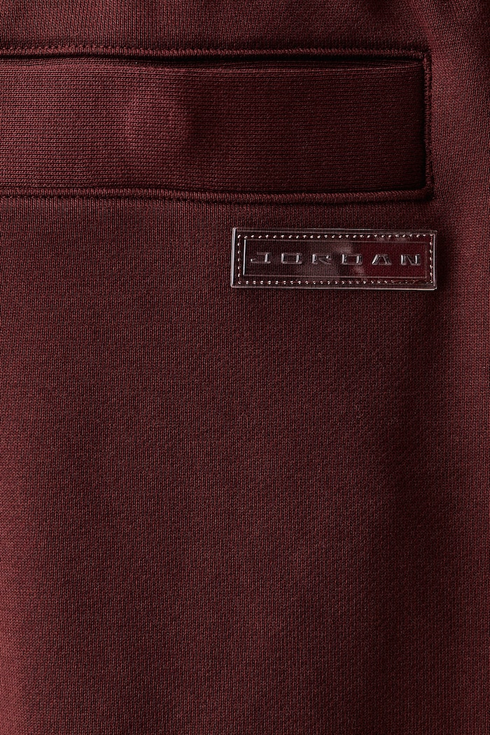 Spodnie dresowe męskie z bawełną Flight Fleece Jordan brązowy IW6372.273