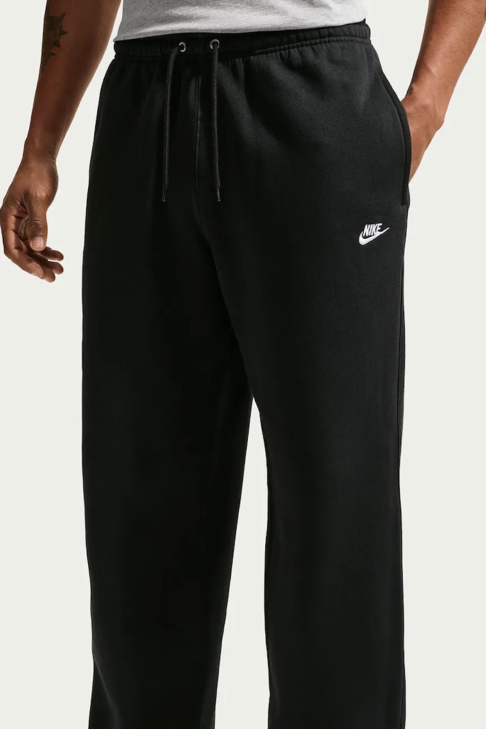 Spodnie dresowe męskie z bawełną Club Nike Sportswear FN3730.010 czarny