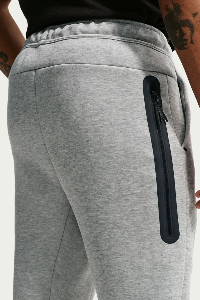 Spodnie joggery męskie z bawełną Tech Nike Sportswear szary HV0959.063