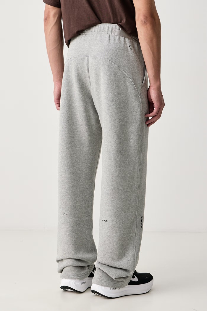 Odzież Nike Sportswear NOCTA spodnie dresowe z bawełną męskie FZ4675.063 szary