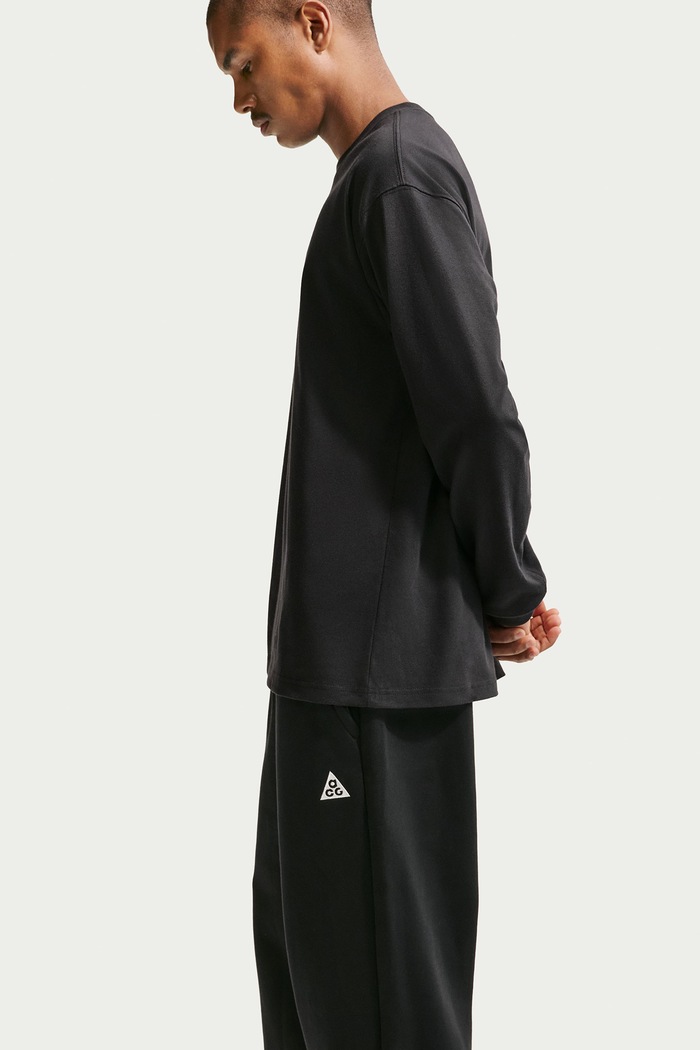 Παντελόνι επίσημο ανδρικό με βαμβάκι ACG Tuff Fleece Nike ACG: All Conditions Gear IH0717.010 μαύρο