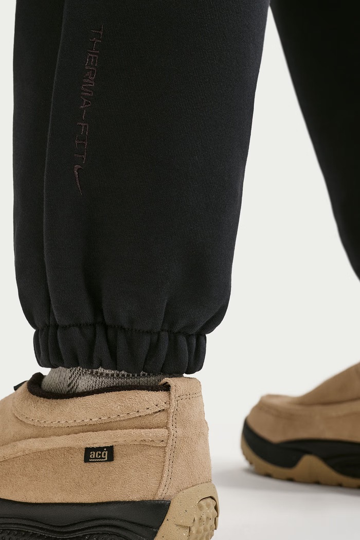 Παντελόνι επίσημο ανδρικό με βαμβάκι ACG Tuff Fleece Nike ACG: All Conditions Gear μαύρο IH0717.010