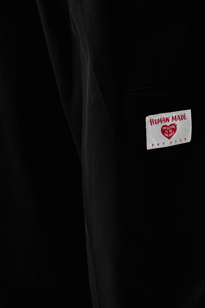 Spodnie męskie Human Made czarny HM32PT013