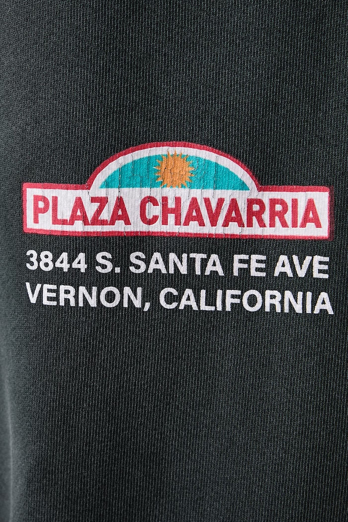 PLAZA CHAVARRIA pantaloni de trening din bumbac pentru bărbați Willy Chavarria negru MUJSB006.064N