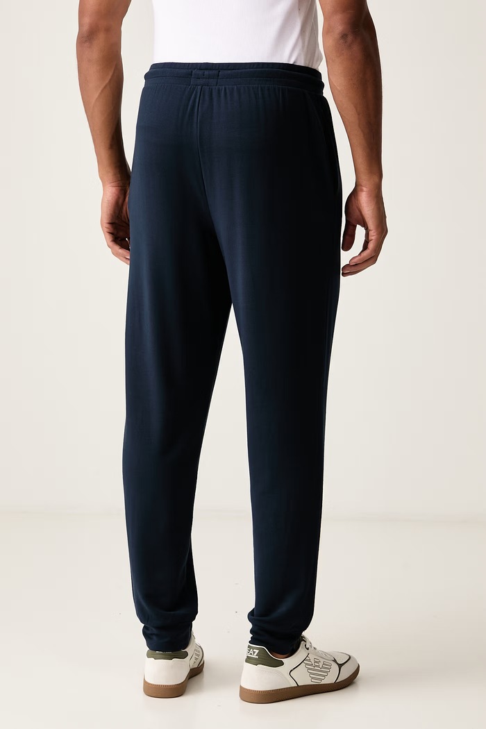 Odzież Emporio Armani Underwear Spodnie lounge męskie z modalem EM000500.AF25035 granatowy