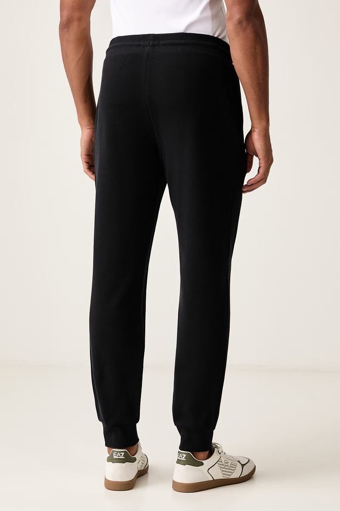 Odzież Emporio Armani Underwear Spodnie lounge męskie z bawełną EM000500.AF25028 czarny