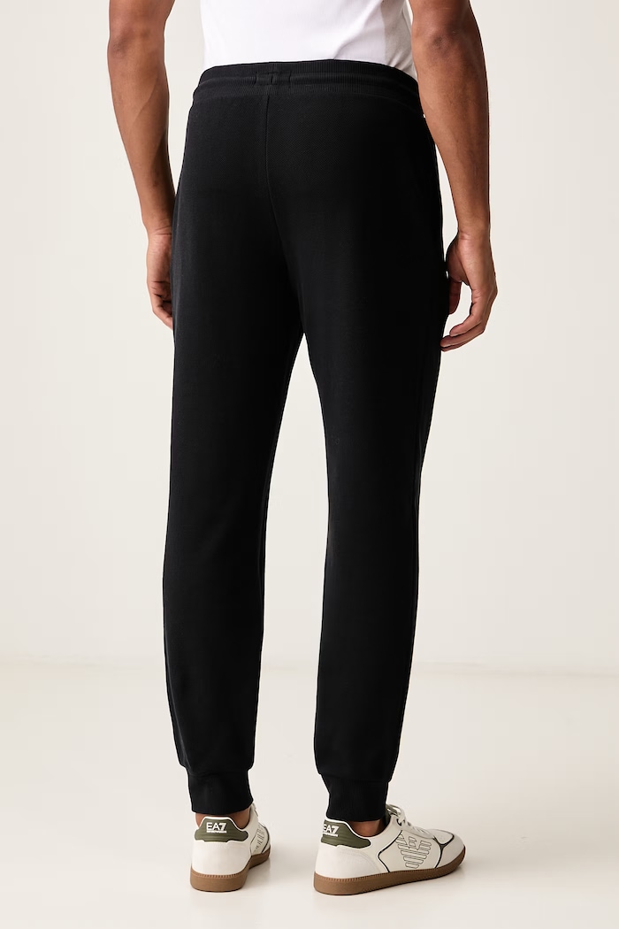Odzież Emporio Armani Underwear Spodnie lounge męskie z bawełną EM000500.AF25028 czarny