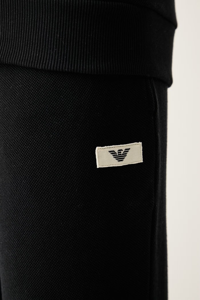 Spodnie lounge męskie z bawełną Emporio Armani Underwear EM000500.AF25028 czarny