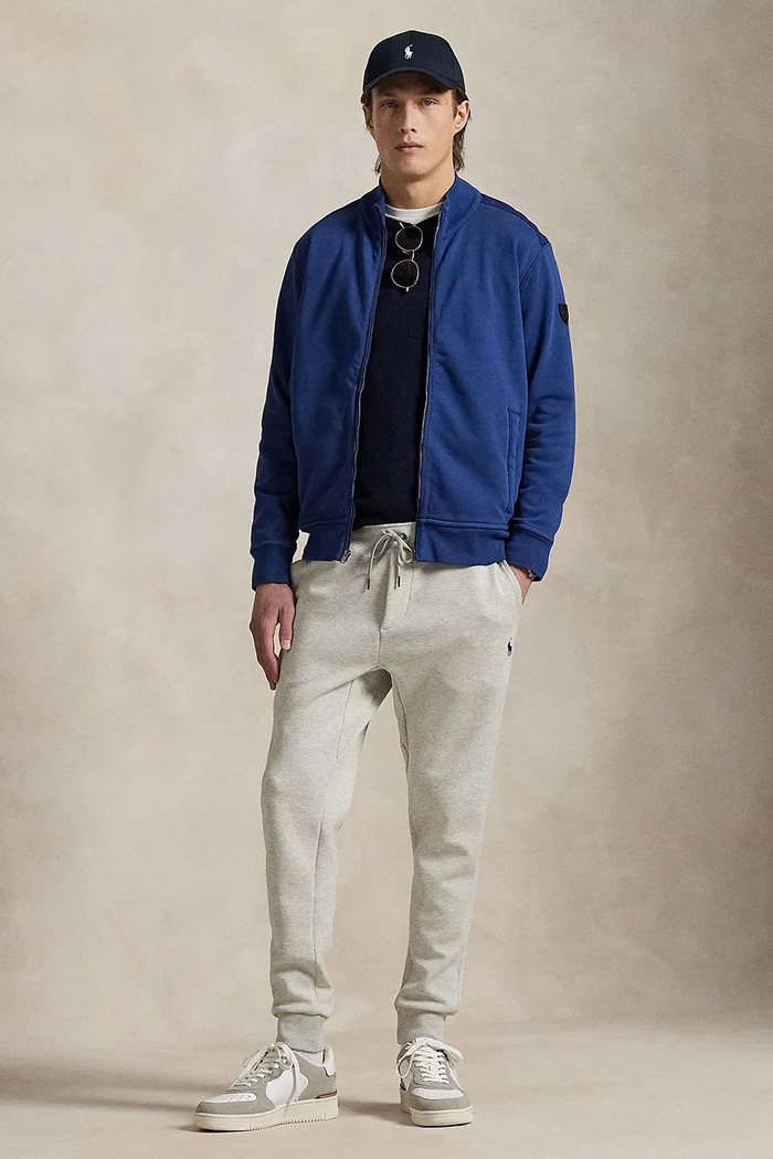 Odzież Polo Ralph Lauren Spodnie dresowe męskie 710888283 szary