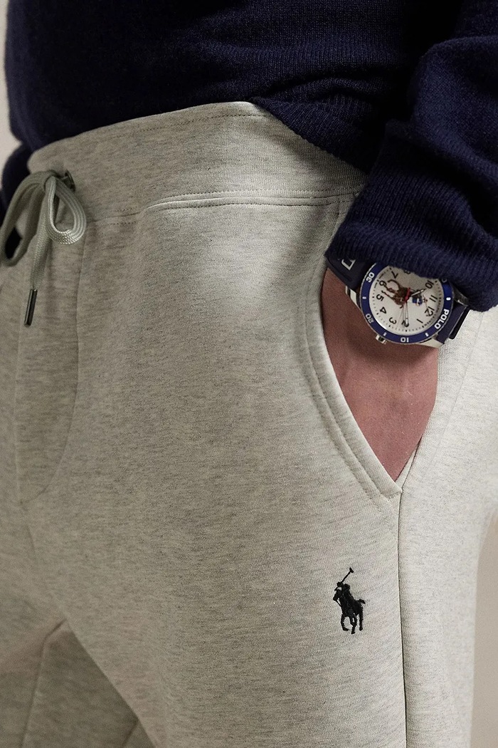 Spodnie dresowe męskie Polo Ralph Lauren 710888283 szary
