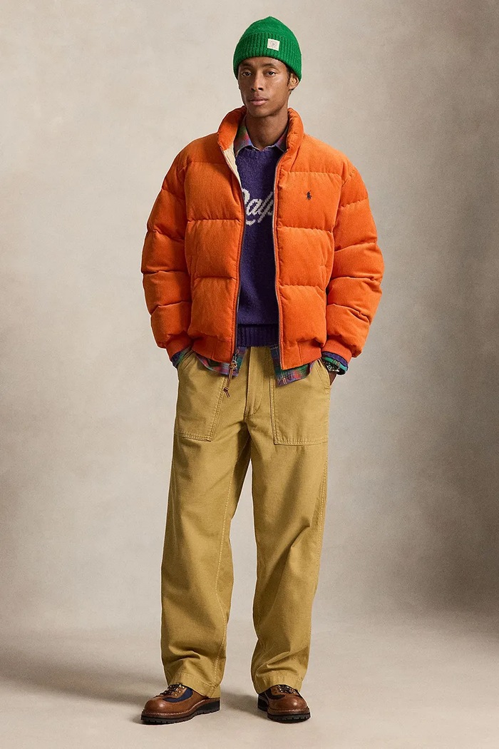 Odzież Polo Ralph Lauren Spodnie bawełniane męskie 710B24587001 beżowy