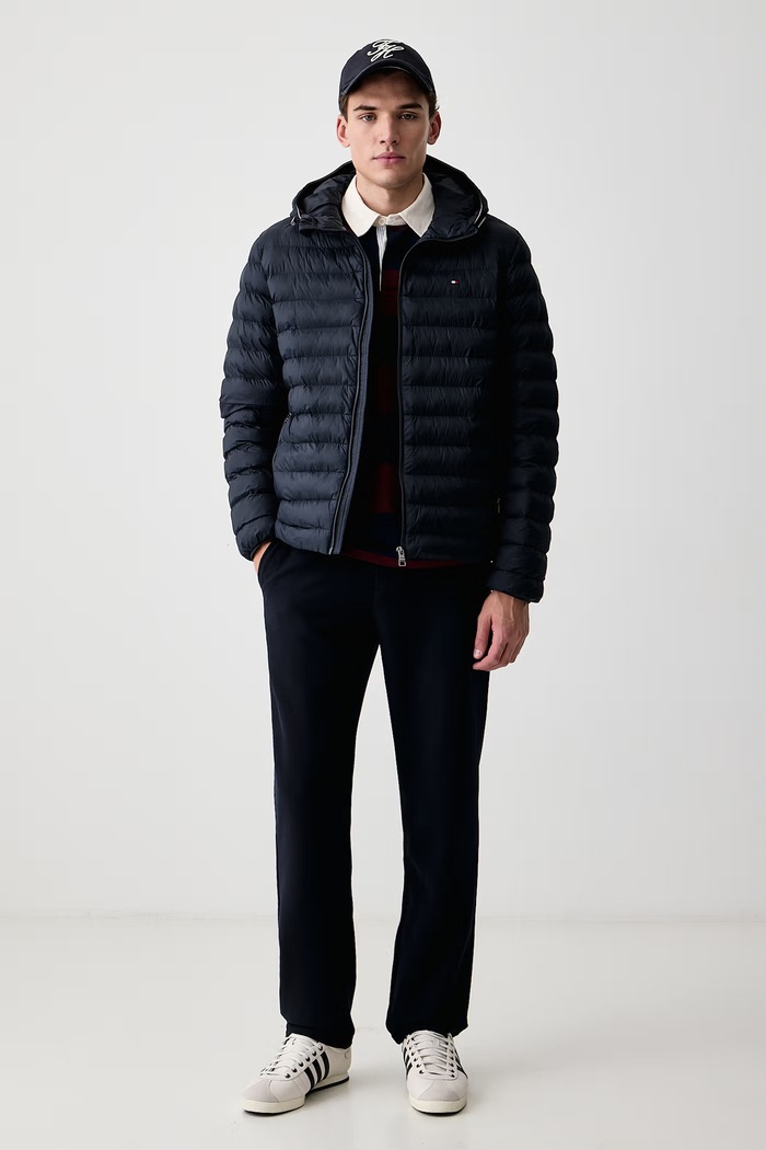 Guess Брюки chinos мужские с шерстью Norris M6BB82.W4181 тёмно-синий AW26