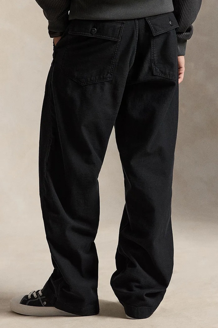 Polo Ralph Lauren Spodnie bawełniane męskie 710B24587002 czarny AW26