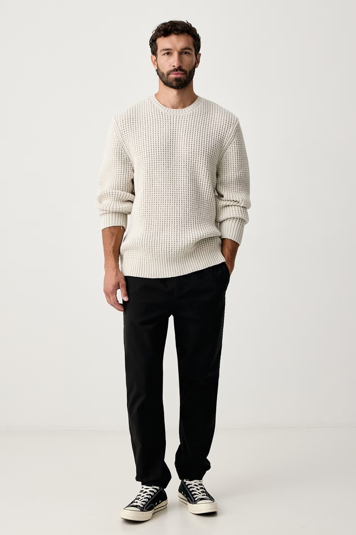 Hurley Spodnie joggery męskie bawełniane z elastanem MPTEU00046 czarny AW26