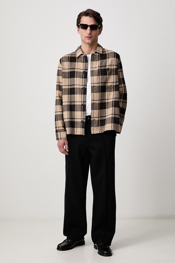 Guess Παντελόνι ανδρικό με βαμβάκι M6BB13.K6166 μαύρο AW26