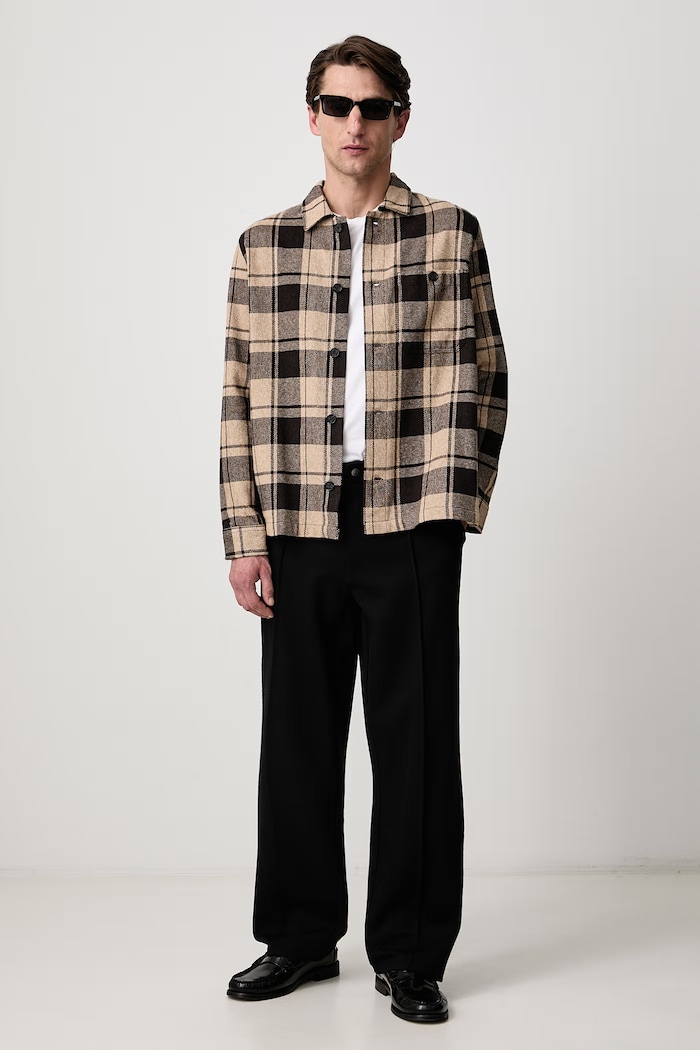Guess Παντελόνι ανδρικό με βαμβάκι M6BB13.K6166 μαύρο AW26