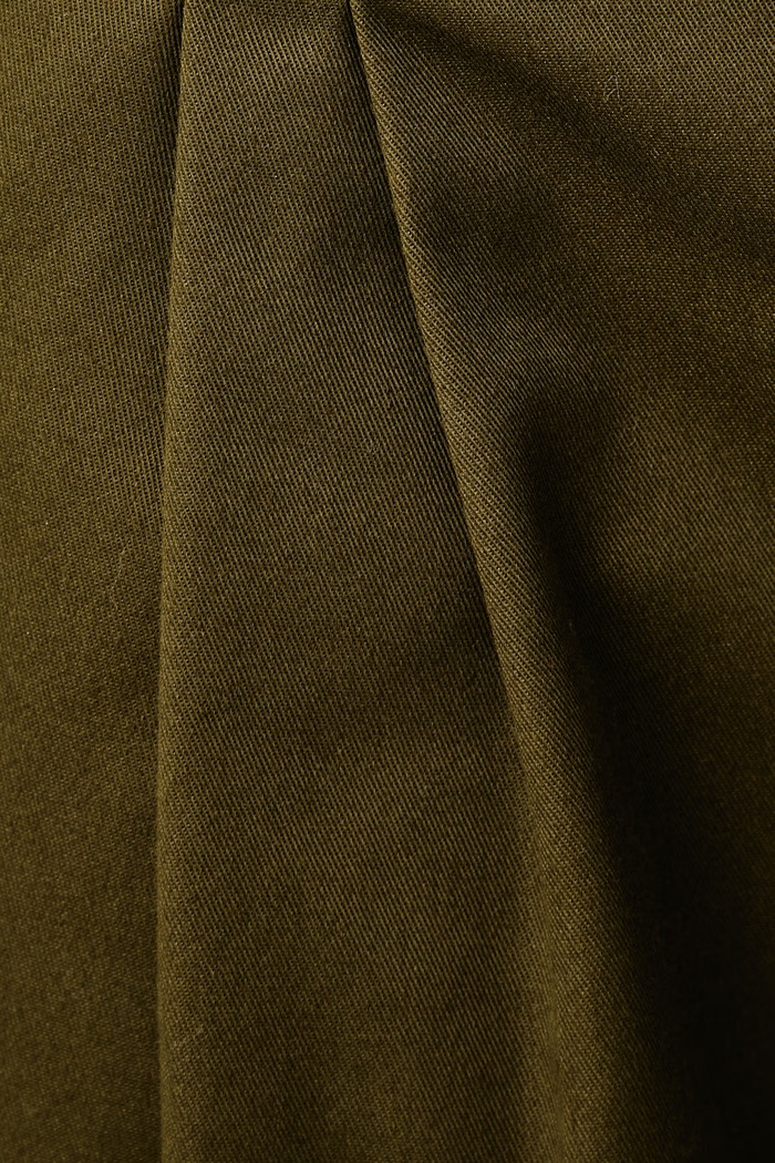 Spodnie chinos męskie z bawełną Drôle de Monsieur zielony M.BP192.PL188