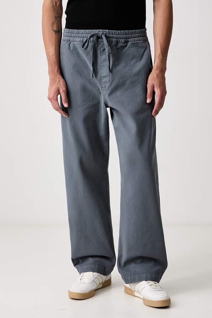 Carhartt WIP Floyde spodnie z bawełną męskie szary I033585.3REGD