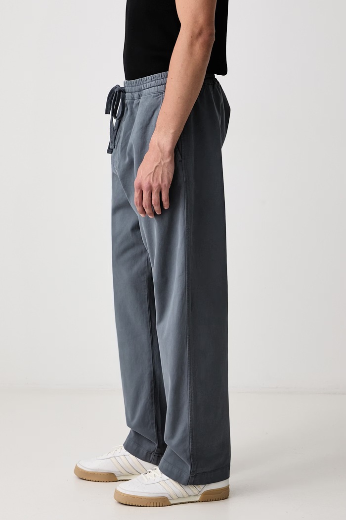 Floyde spodnie z bawełną męskie Carhartt WIP I033585.3REGD szary