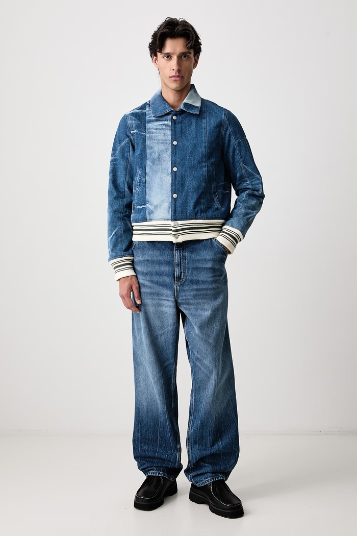 Carhartt WIP Single Knee дънки relaxed fit мъжки I032024.017X син AW26
