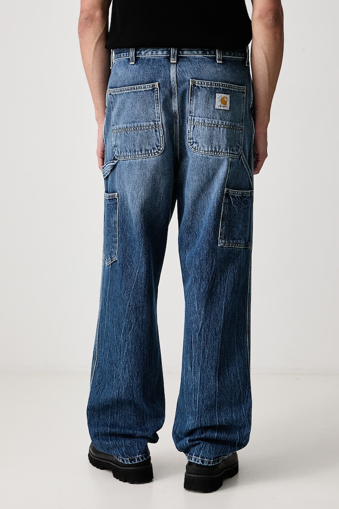 Дрехи Carhartt WIP Single Knee дънки relaxed fit мъжки I032024.017X син